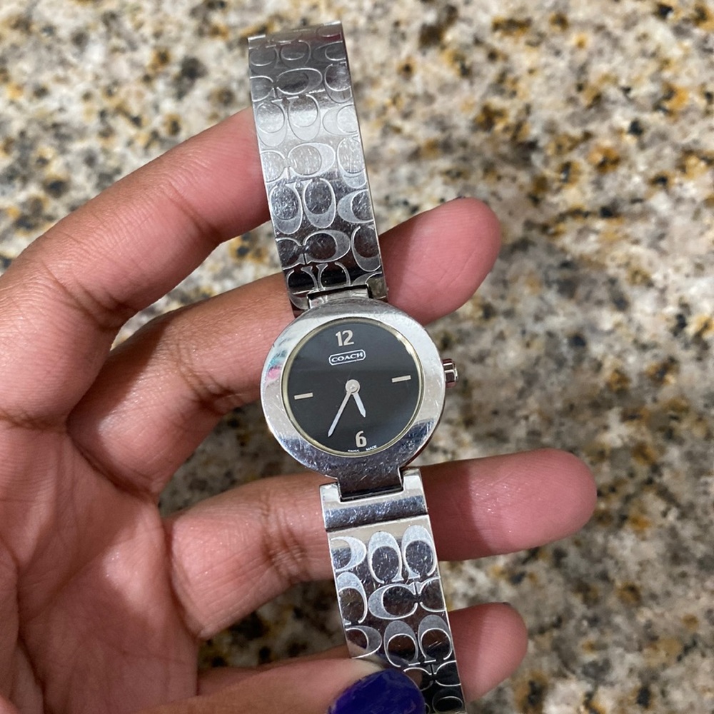 Vintage stainless steel Coach watch